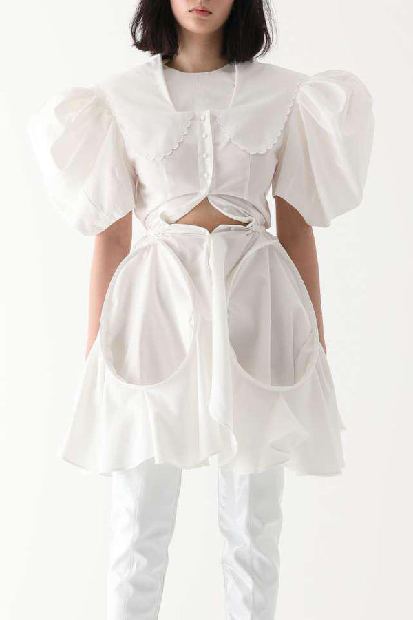 Jennyfax jumpsuit JFSS22JUMP02 White PJF2